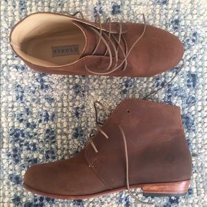 Nisolo Oak Leather Harper Chukka Boots sz 5/6 $198